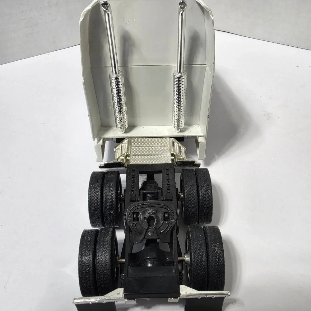 USPS Peterbilt Semi Truck and Trailer Toy White We Deliver For You Mail Truck*